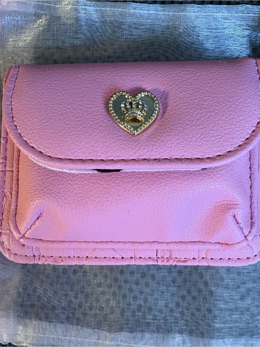 Juicy Couture Pretty Pop Dual Sided Card Case Wallet - Picture 3 of 8